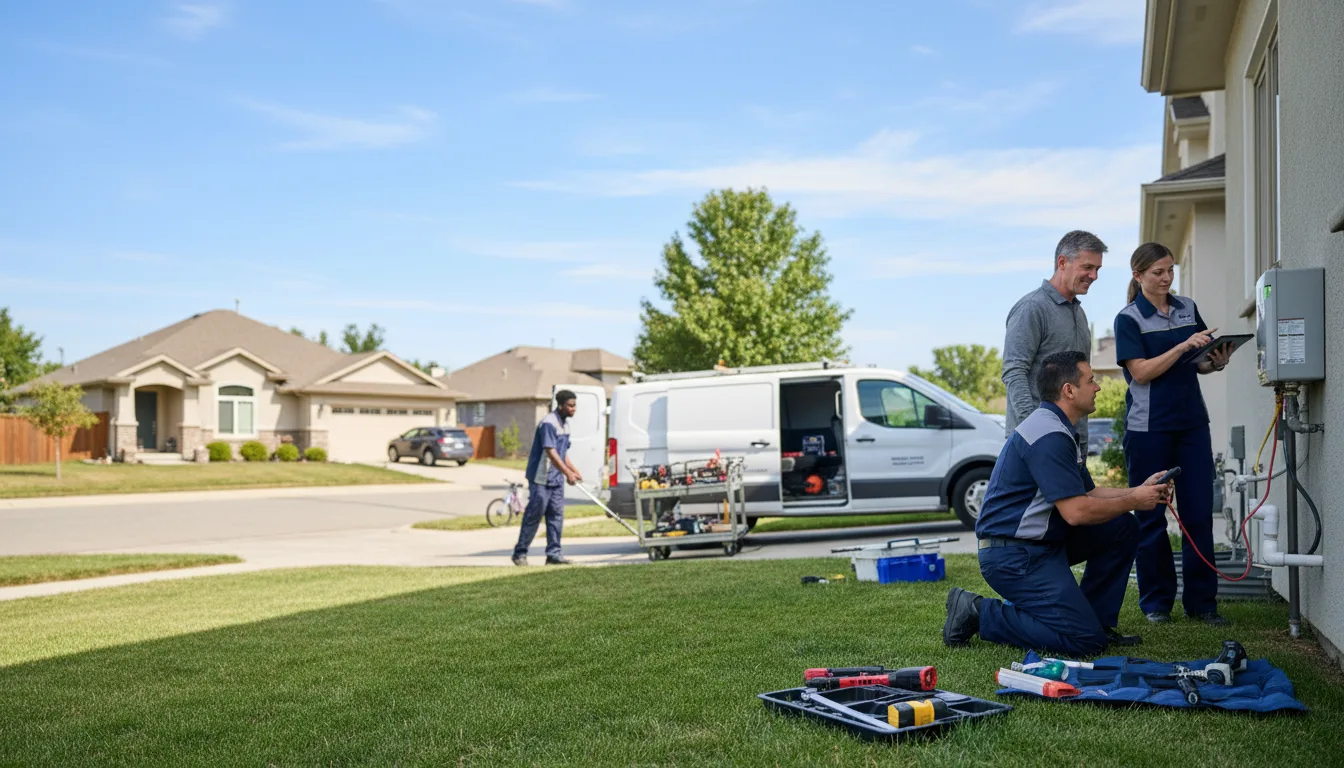 Tankless water heater service in Bynum, TX